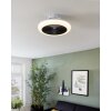 EGLO KOSTRENA Leuchte mit Ventilator LED Schwarz, Weiß, Fernbedienung
