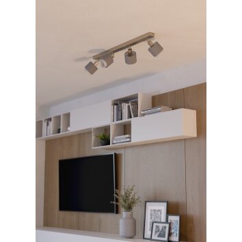 EGLO BELLIZZI Deckenleuchte Nickel-Matt EGLO BELLIZZI Deckenleuchte Nickel-Matt