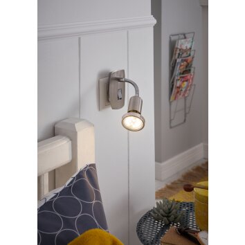 EGLO MINI 4 Steckerleuchte LED Chrom, Nickel-Matt