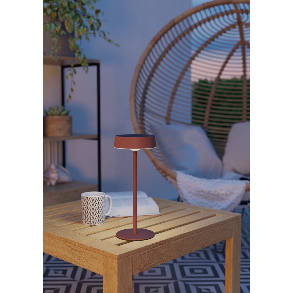 EGLO SIMERI Tischleuchte LED Orange, Fernbedienung main product photo