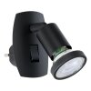 EGLO PARRINI Steckerleuchte LED Schwarz