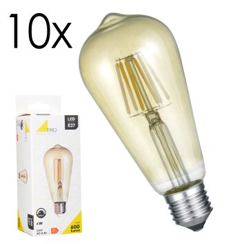 LED E27 10er Set 6 Watt 2700 Kelvin 600 Lumen