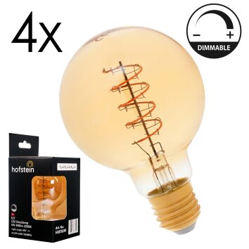 LED E27 4er Set 6 Watt 2200 Kelvin 400 Lumen
