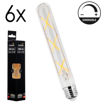 LED E27 6er Set 5 Watt 2700 Kelvin 500 Lumen