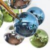 Gastor Deckenleuchte Glas 15 cm Gold, Schwarz, 8-flammig