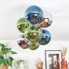 Gastor Deckenleuchte Glas 15 cm Gold, Schwarz, 8-flammig