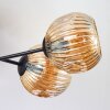 Ripoll Deckenleuchte Glas 15 cm Bernsteinfarben, 6-flammig
