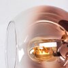 Koyoto Deckenleuchte Glas 15 cm Gold, Schwarz, 3-flammig