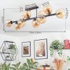 Koyoto Deckenleuchte Glas 15 cm Bernsteinfarben, 10-flammig