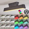 Tarin Deckenleuchte LED Schwarz, 1-flammig, Farbwechsler
