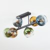 Koyoto Deckenleuchte Glas 15 cm Blau, Gold, Grün, Klar, 6-flammig