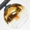 Koyoto Deckenleuchte Glas 15 cm Blau, Gold, Grün, Klar, 8-flammig