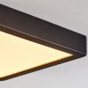 Finsrud Deckenpanel LED Schwarz, 1-flammig