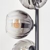 Koyoto Stehleuchte Glas 15 cm Klar, Rauchfarben, 6-flammig