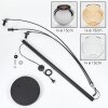 Koyoto Stehleuchte Glas 15 cm Bernsteinfarben, Chrom, Klar, Rauchfarben, 3-flammig