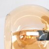 Koyoto Deckenleuchte Glas 15 cm Gold, Schwarz, 3-flammig