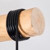 Ripoll Hängeleuchte Glas 15 cm Naturfarben, Schwarz, 4-flammig