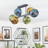 Koyoto Deckenleuchte Glas 15 cm Blau, Gold, Grün, 6-flammig