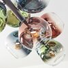 Koyoto Deckenleuchte Glas 15 cm Blau, Grün, Klar, Kupferfarben, 10-flammig