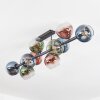 Koyoto Deckenleuchte Glas 15 cm Blau, Grün, Klar, Kupferfarben, 10-flammig