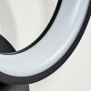 Delor Wandleuchte LED Schwarz, 1-flammig, Farbwechsler