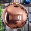 Koyoto Hängeleuchte Glas 20 cm Gold, Schwarz, 5-flammig