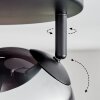 Koyoto Deckenleuchte Glas 15 cm Chrom, Klar, Rauchfarben, 4-flammig
