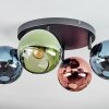 Koyoto Deckenleuchte Glas 15 cm Blau, Grün, Kupferfarben, 4-flammig