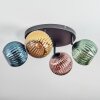 Koyoto Deckenleuchte Glas 15 cm Blau, Gold, Grün, Kupferfarben, 4-flammig
