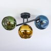Koyoto Deckenleuchte Glas 15 cm Blau, Gold, Grün, 3-flammig