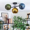 Koyoto Deckenleuchte Glas 15 cm Blau, Gold, Grün, 3-flammig