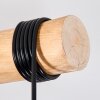 Koyoto Hängeleuchte Glas 15 cm Naturfarben, Schwarz, 3-flammig