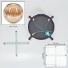 Ripoll Deckenleuchte Glas 15 cm Bernsteinfarben, 4-flammig