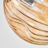 Ripoll Deckenleuchte Glas 15 cm Bernsteinfarben, 4-flammig