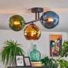 Koyoto Deckenleuchte Glas 15 cm Blau, Gold, Grün, 3-flammig