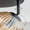 Ripoll Deckenleuchte Glas 15 cm Bernsteinfarben, Klar, 4-flammig
