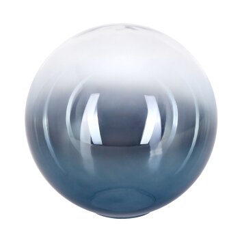 Lampenschirm aus Glas Gastor Ersatzglas 15 cm Blau, Klar