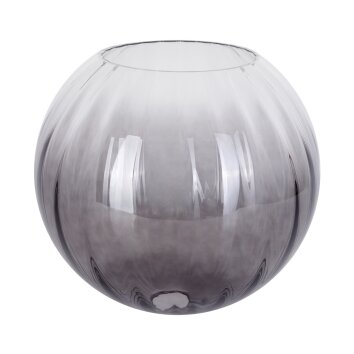 Lampenschirm aus Glas Koyoto Ersatzglas 30 cm Klar, Rauchfarben