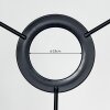 Lampenschirm aus Stoff Fallhagen Lampenschirm 9 cm Schwarz