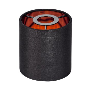 Lampenschirm aus Stoff Fallhagen Lampenschirm 9 cm Schwarz