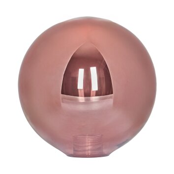 Glaslampenschirm Bernado Ersatzglas 12 cm Kupferfarben