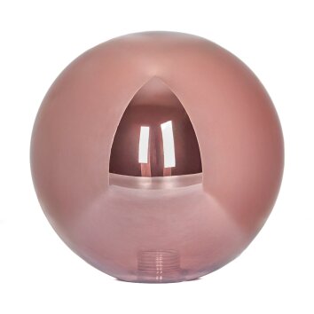 Glas-Lampenschirm Remaisnil Ersatzglas 15 cm Kupferfarben