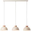 Brilliant Nalam Pendelleuchte Beige, 3-flammig