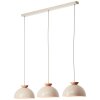 Brilliant Nalam Pendelleuchte Beige, 3-flammig