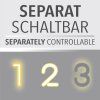 Paul Neuhaus CONNI Pendelleuchte LED Schwarz, 2-flammig