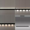 Paul Neuhaus Q-STRETTO Pendelleuchte LED Schwarz, 2-flammig, Fernbedienung