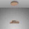 Paul Neuhaus Q-STRETTO Pendelleuchte LED Bronze, 2-flammig, Fernbedienung