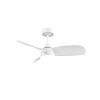 Reality Helsinki Deckenventilator mit Beleuchtung LED Weiß, 1-flammig, Fernbedienung