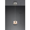 Trio Dios Pendelleuchte LED Nickel-Matt, 1-flammig