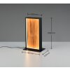 Trio Kalea Tischleuchte LED Holz hell, 1-flammig